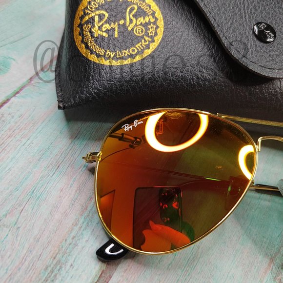 ?Ray-Ban Orange Sunglasses 3026 62mm main image 6